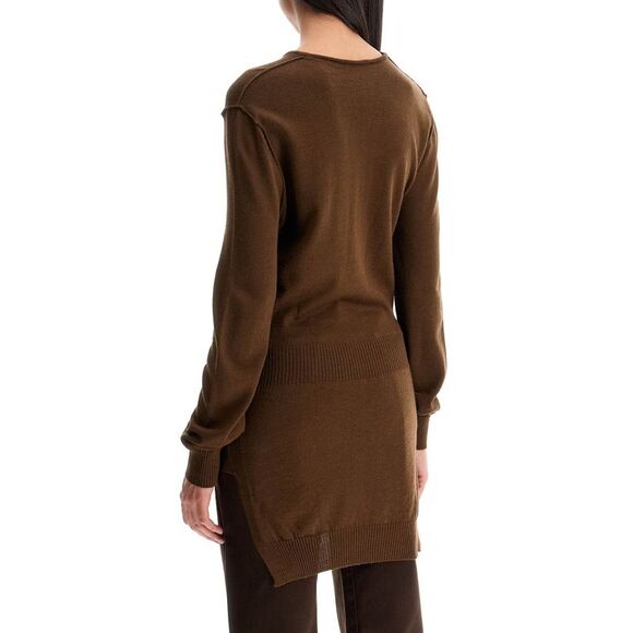 Lemaire Women's Knit Sweater With Tieable - Picture 3 of 4